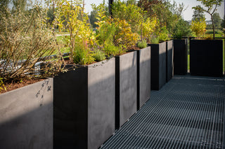 betona kastes terase antracīts concrete planter boxes terrace antracite
