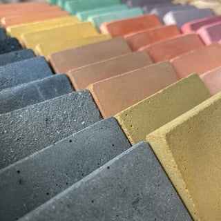 Moone Living concrete colour samples