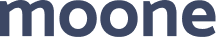 Moone logo blue